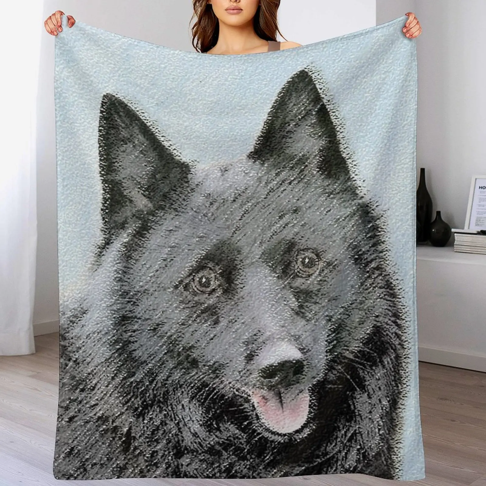 Фланелевое одеяло Schipperke