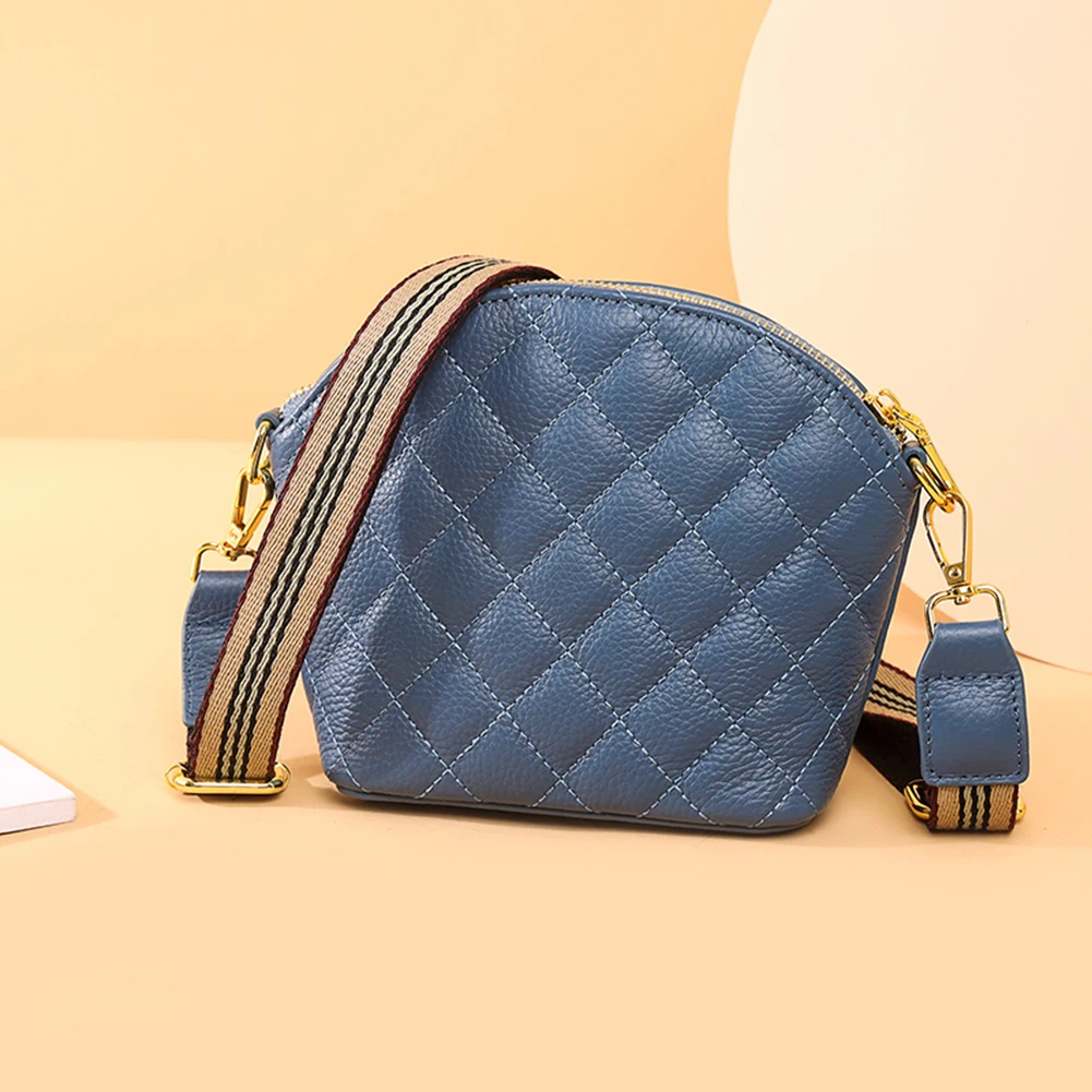 

Fashion Retro Women Shoulder Messenger Bags PU Leather Embroidery Thread Exquisite Shell Bag Travel Brand Designer Handbags
