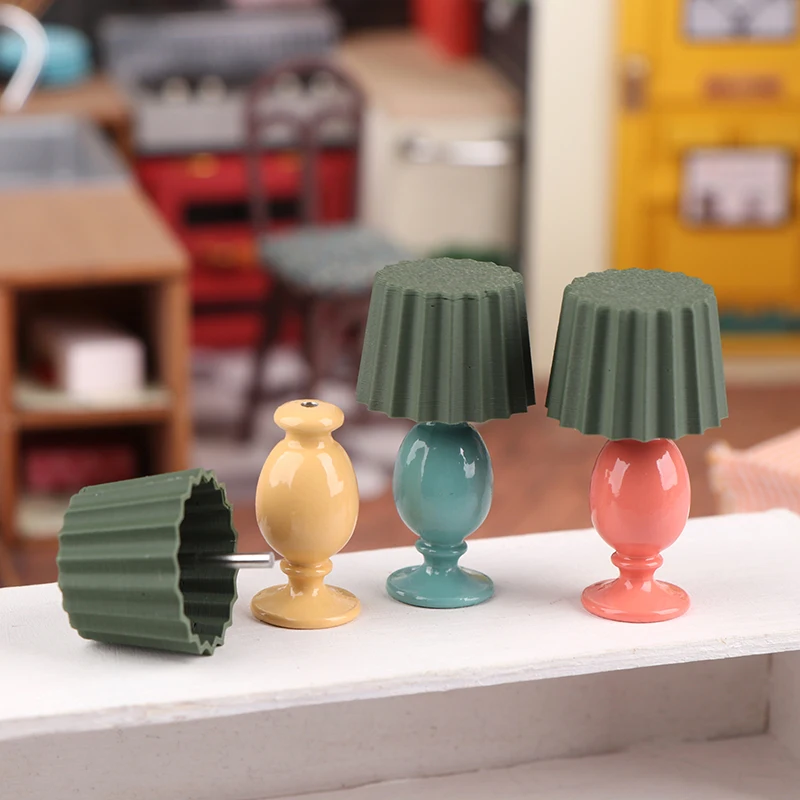 1/12 кукольный домик миниатюрная настольная лампа модель для учебы мебель