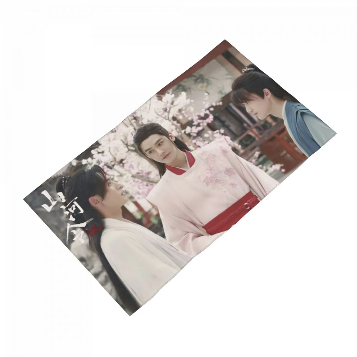 Полотенца из микрофибры с двойным принтом и надписью Word of Honor Drama 35x75 см