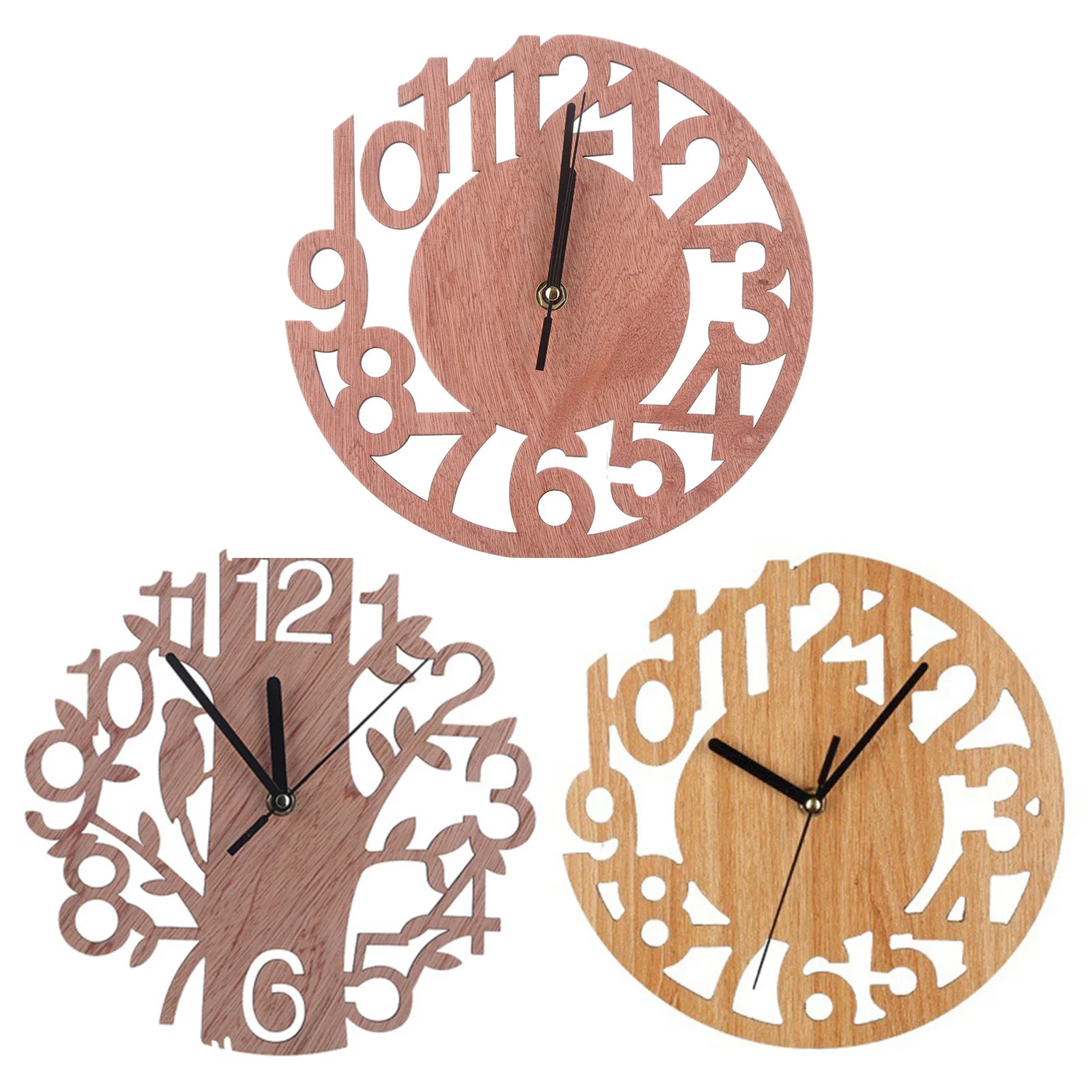 

23cm Battery Operated Wall Clock Digital Wall Electronic Clock for Living Room Bedroom Study