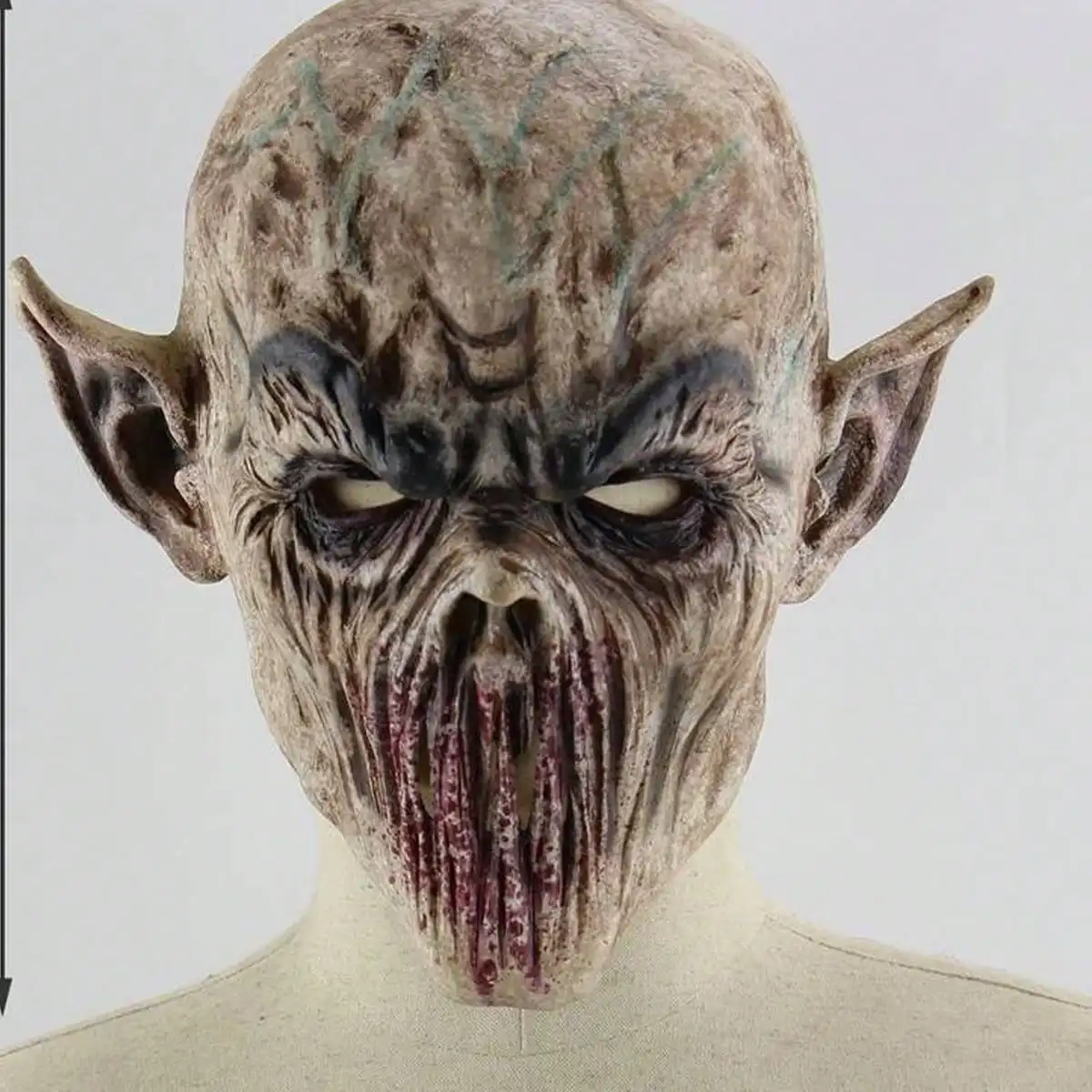 Маска на Хэллоуин Пасхальная латексная маска клоуна ужасная демон мясника