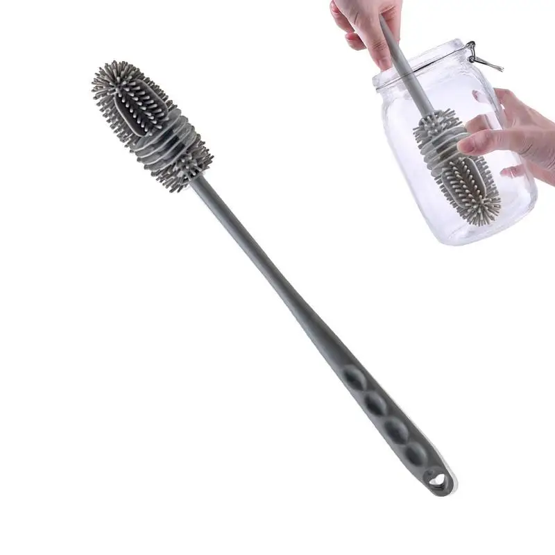 

Cup Cleaning Brush Long Handle Bottle Cleaning Sponge Milk Bottle Wineglass Cups Cleaner Household Glass Coffee Mug TeaPot Brush