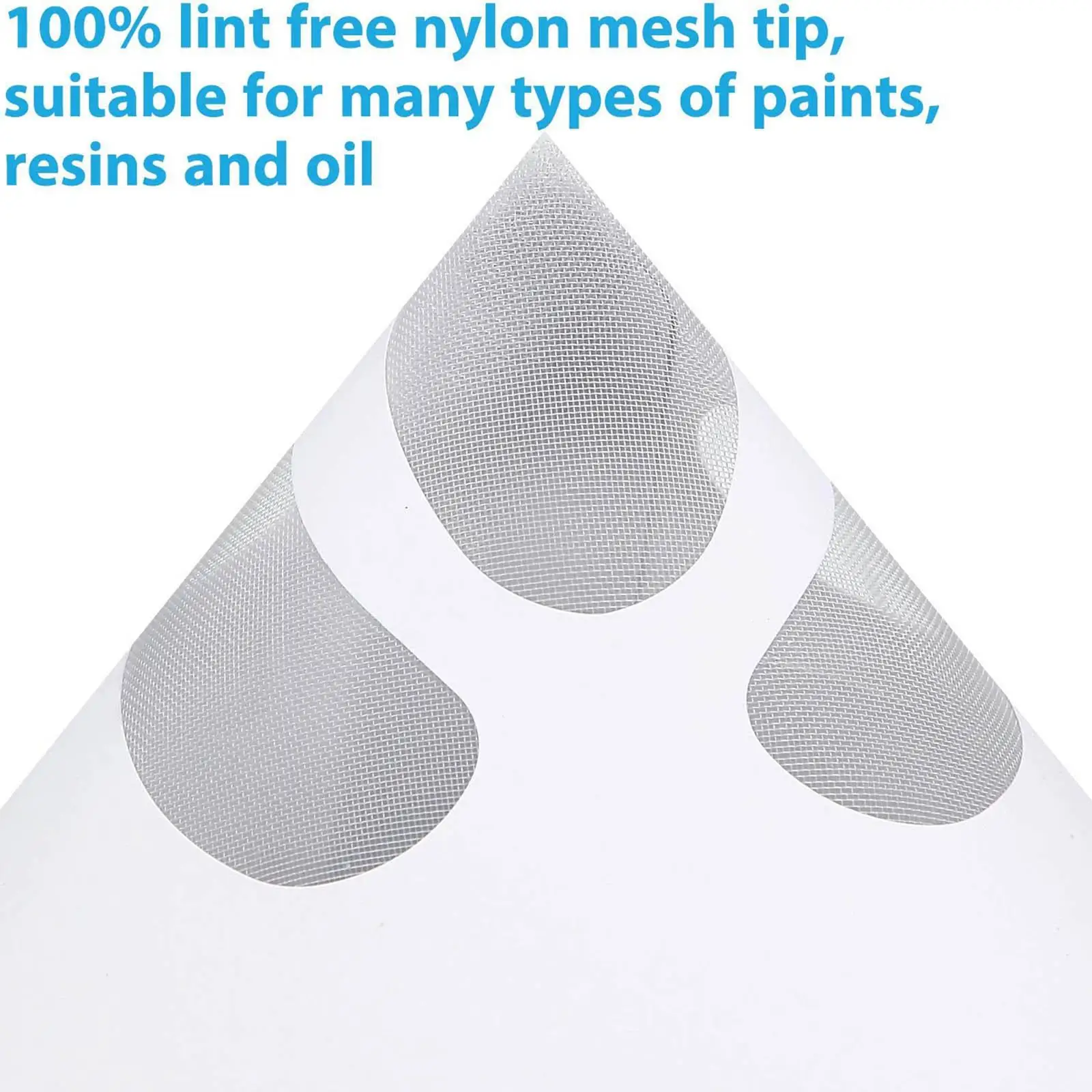 

200 Pieces Paint Cone Paint Strainers for Automotive Spray Paint Crafts