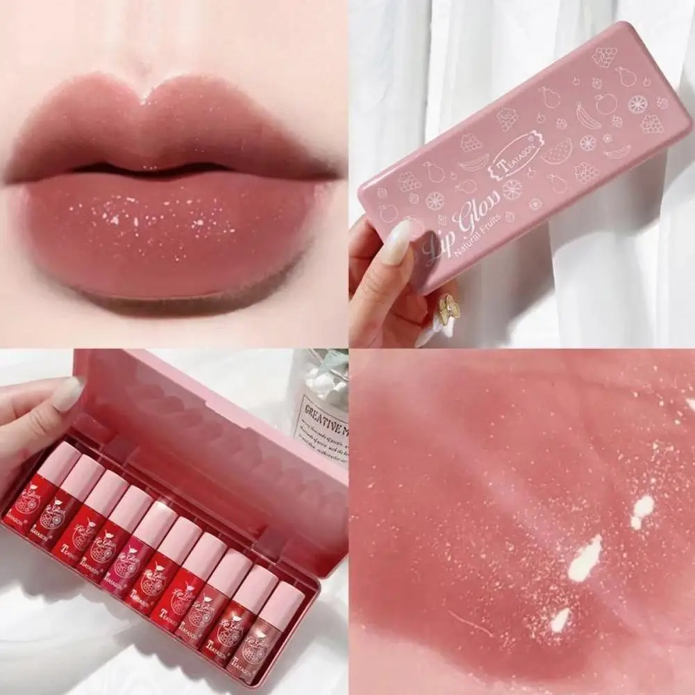 

5 Colors Mini Lip Tint Long-Lasting Liquid Lip Gloss Velvet Cosmetics Lip Gloss Up Make Waterproof Lipstick Sexy Matte U6F5