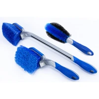 auto tire rim brush wheel hub cleaning brushes car wheels detailing cleaning accessories black white tire auto washing tool