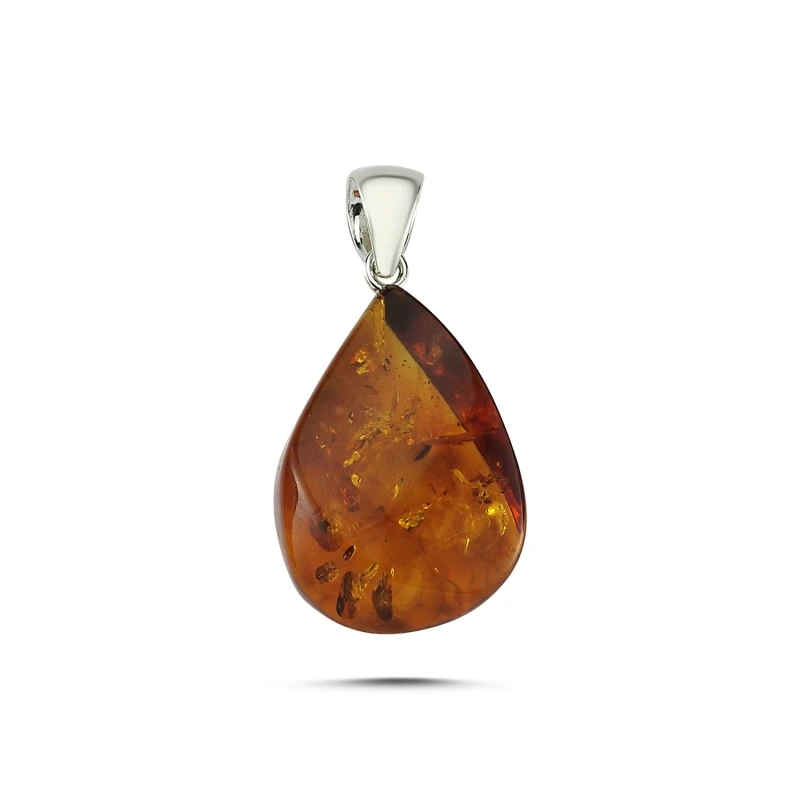 

Silver 925 Sterling Natural Baltic Amber Pendant