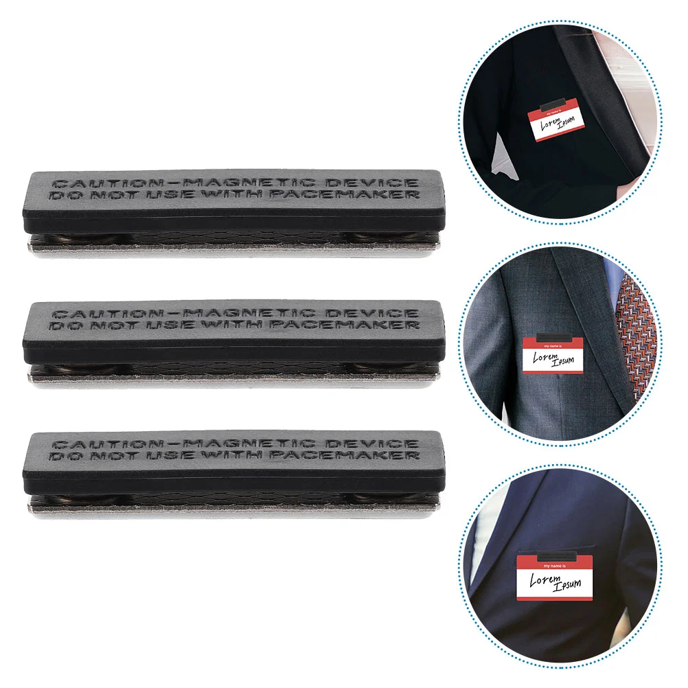 12 шт. магнитная этикетка с именем гибкие бирки держатель для бейджа пластиковые