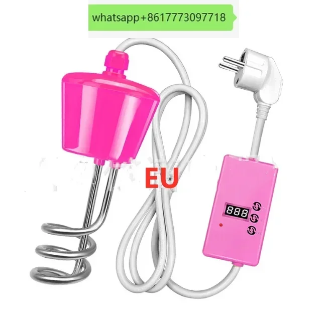 Suspensi 3000W Pemanasan Cepat Matikan Otomatis Bak Mandi Ketel Air Daya Tinggi