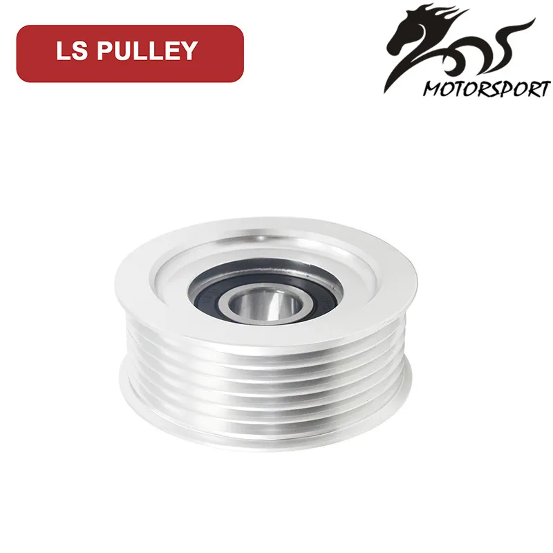 

Aluminum LS Billet Grooved Tensioner Pulley for LS1 LS2 LS3 LS6 5.3 6.0 6.2