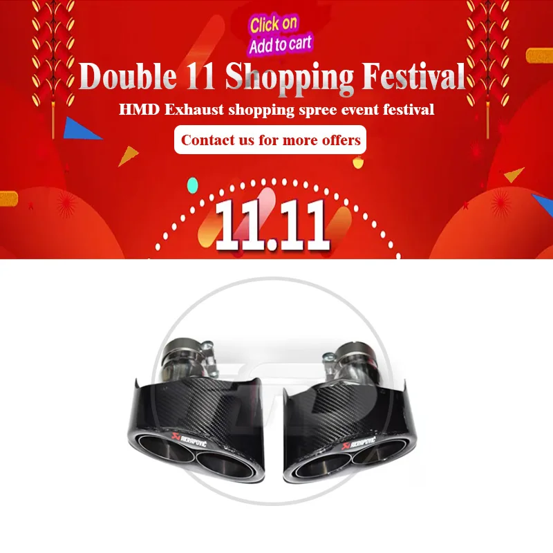 

Car Accessories Muffler For Audi A3 A4 A5 A6 A7 RS Style Exhaust Tips Tail Pipe