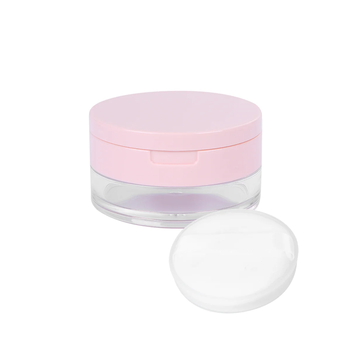 

Box Case Loosecontainerrefillabletravel Mirror Reusablepuff Makeup Empty Acrylic Jar Portable
