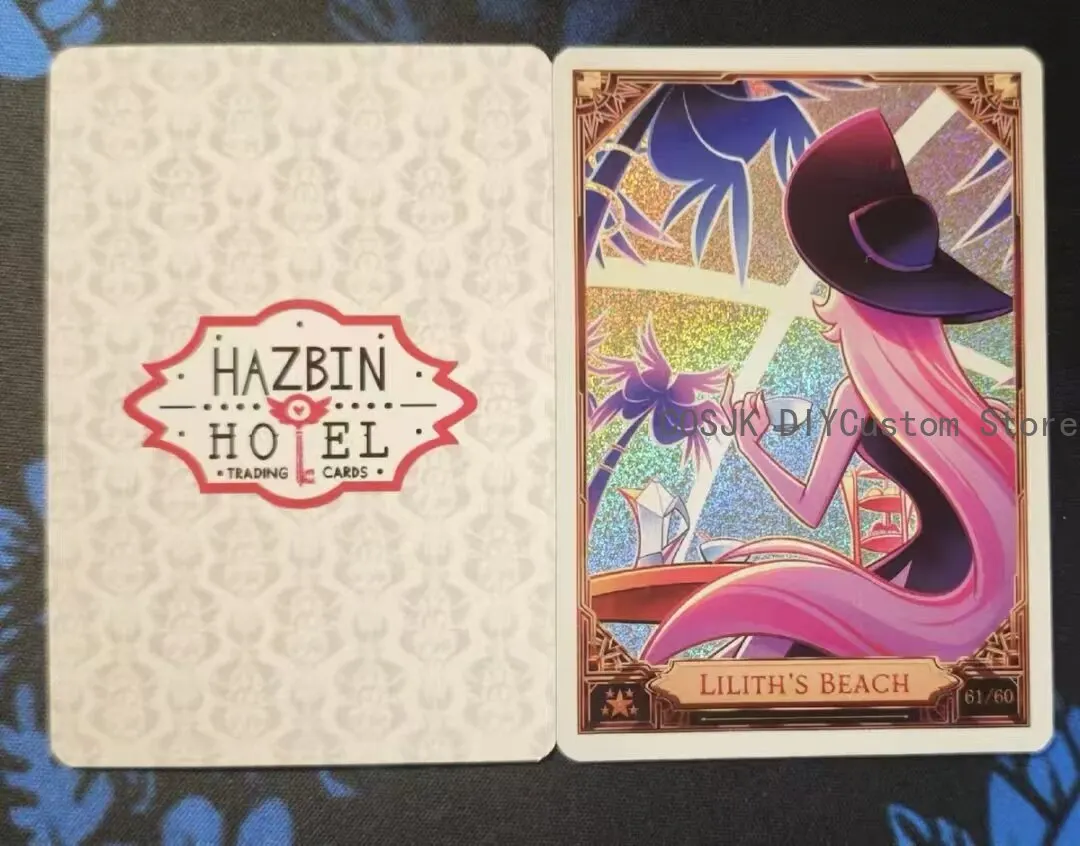 Фото Игра Hazbin Hotel: Аластор, Вокс, Лилит, Вагги. Коллекция карточек для косплея, покерные карты, постеры. Коллекция для фанатов мультфильмов. Подарок на день рождения. №3