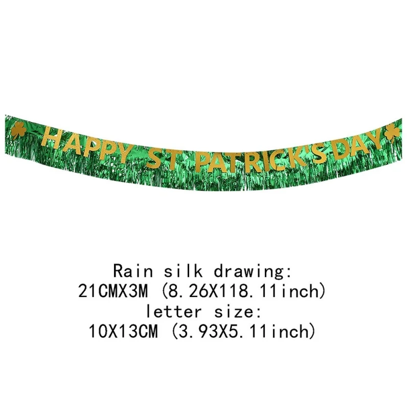 Праздничное украшение ко Дню Св. Патрика темно светильник ые наклейки на удачу