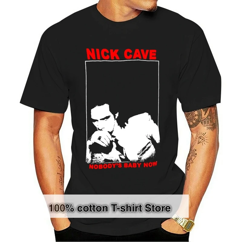 

Nick Cave t-shirt The Birthday Party vintage black tee shirt