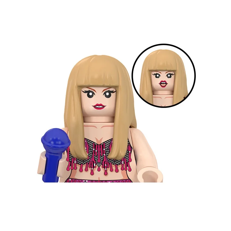 Миниатюрные фигурки Тейлор Свифт из строительных блоков игрушки