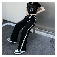 spring salt trousers summer thin casual fashion high street trousers thin and meat covering trousers loose sports wide leg pants