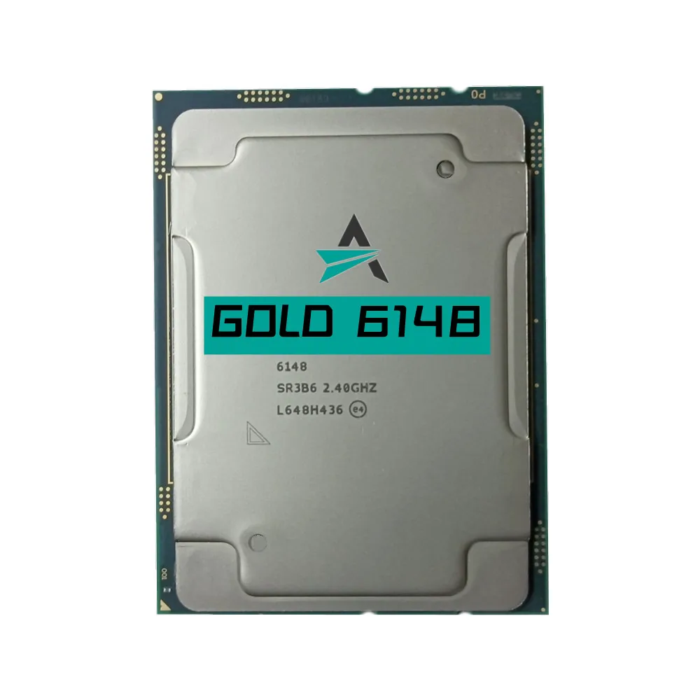 

Used Xeon GOLD 6148 2.4GHz 27.5MB Smart Cache 20-Cores 40-Thread 150W LGA3647 CPU Processor GOLD6148 Free Shipping Used Xeon GO