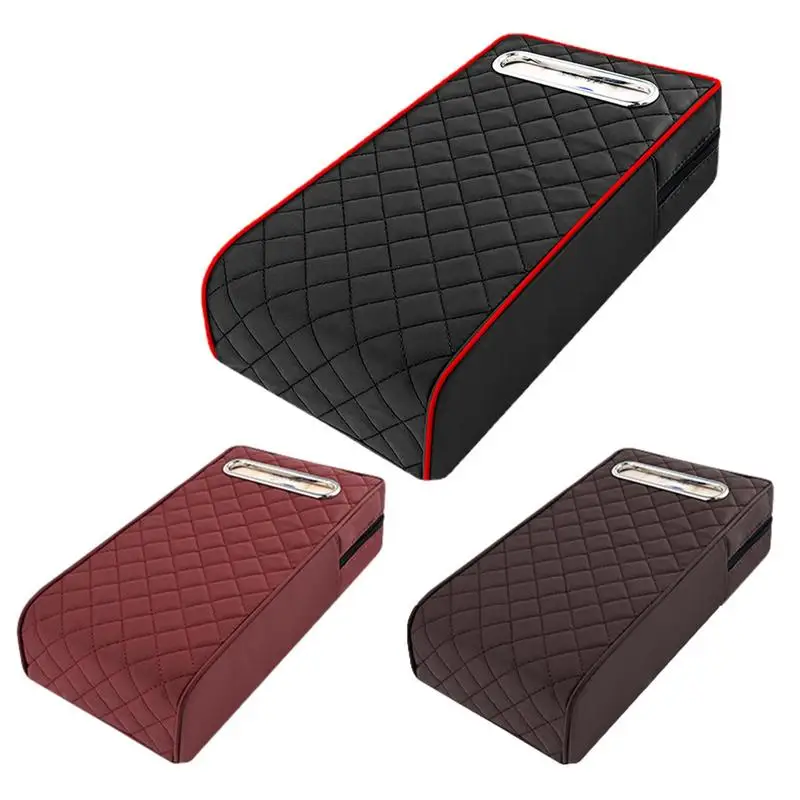 

Auto Armrest Box Cover Multi-color Auto Center Console Arm Rest Seat Box Mat Cushion Pillow Cover Vehicle Protective Styling