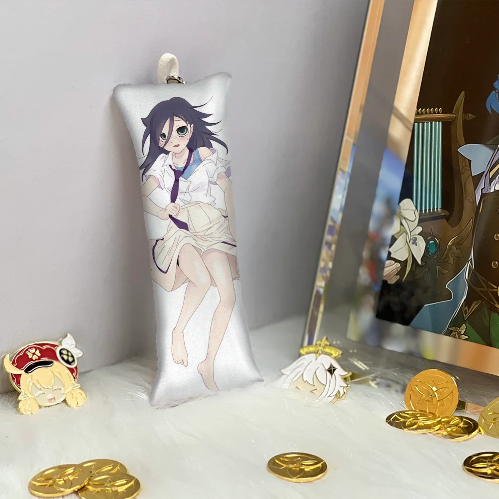 

Watamote Kuroki Tomoko аниме аксессуары мини дакимакура брелок для телефона симпатичная Маленькая подушка для тела двусторонняя