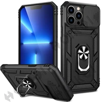 2022 for iphone 13 12 11 pro max xs max xs 8 7 plus case heavy duty with camera 360 degree rotate kickstand slide camera cover
