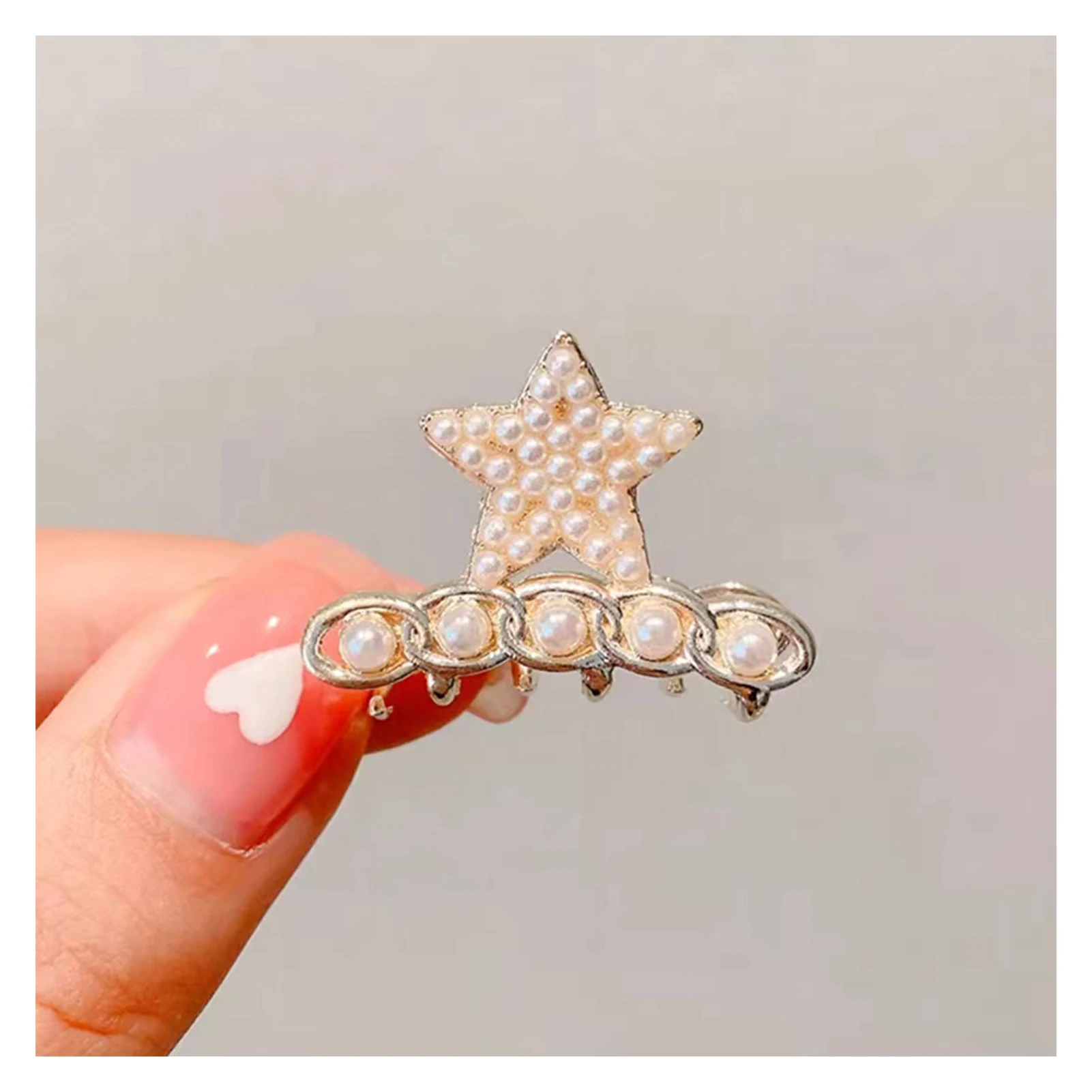 

Small Metal Rhinestone Hairpin Headdress Hair Band Hair Front Edge Clip Hair Clip for Holiday Birthday Party