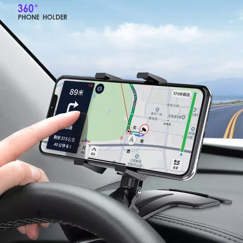 Creative 1200 Degree Rotating Car Mobile Phone Holder Dashboard Rearview Mirror Mobile Phone