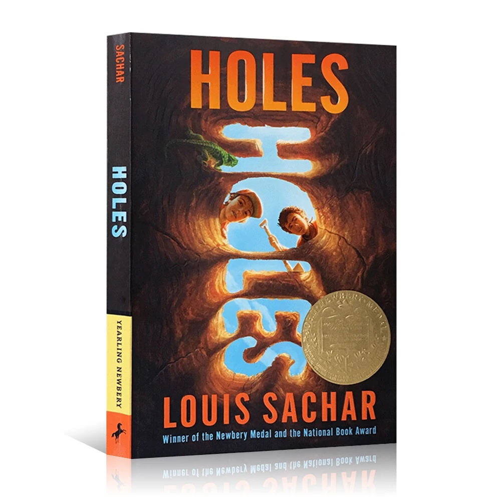 

Holes by Louis Sachar in English original novels story book for teenagers and children Award-winning books