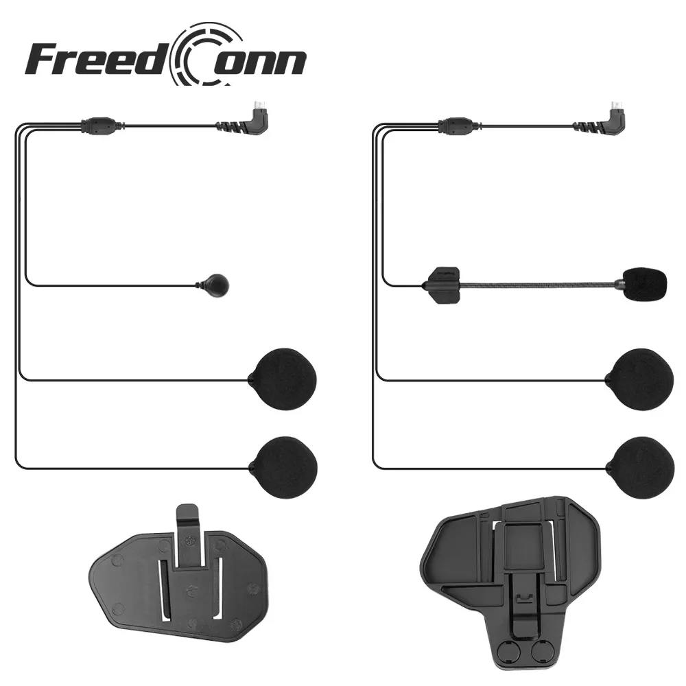 

NEW2023 FreedConn Brand 5 Pin Soft/Hard Cable Headphone & Microphone for R1/R1 Plus with Clip