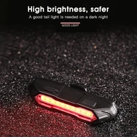 bicycle rear light usb rechargeable light mtb mountain bike lamp night riding bicycle lantern racing warning cycling taillights
