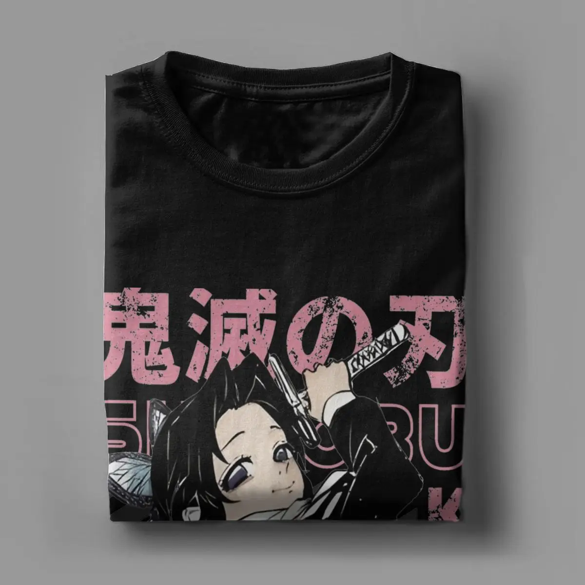 Мужские футболки Shinobu Kochoo Demoned Slayered винтажная хлопковая футболка с короткими