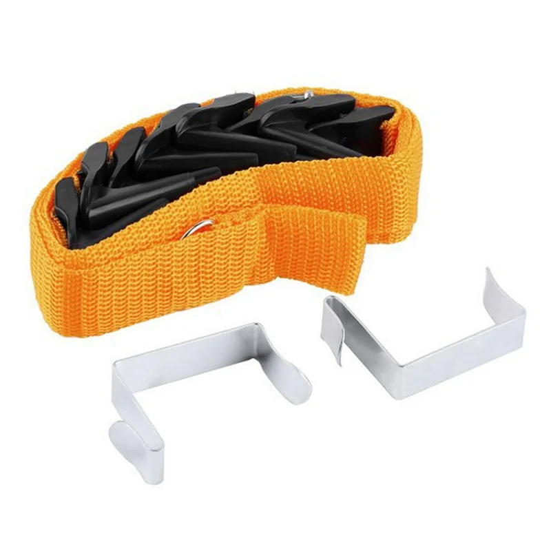 

2 Pcs Hat Clothes Organizer Hanging Cap Rack Holder Over Door Straps With 16 Hook Home Door Back Cap Rack Organizer Holder