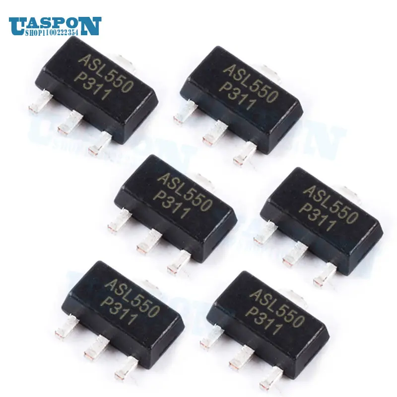 

5PCS ASL550 SOT-89 ACL550 SOT89 ASB broadband amplifier MMIC