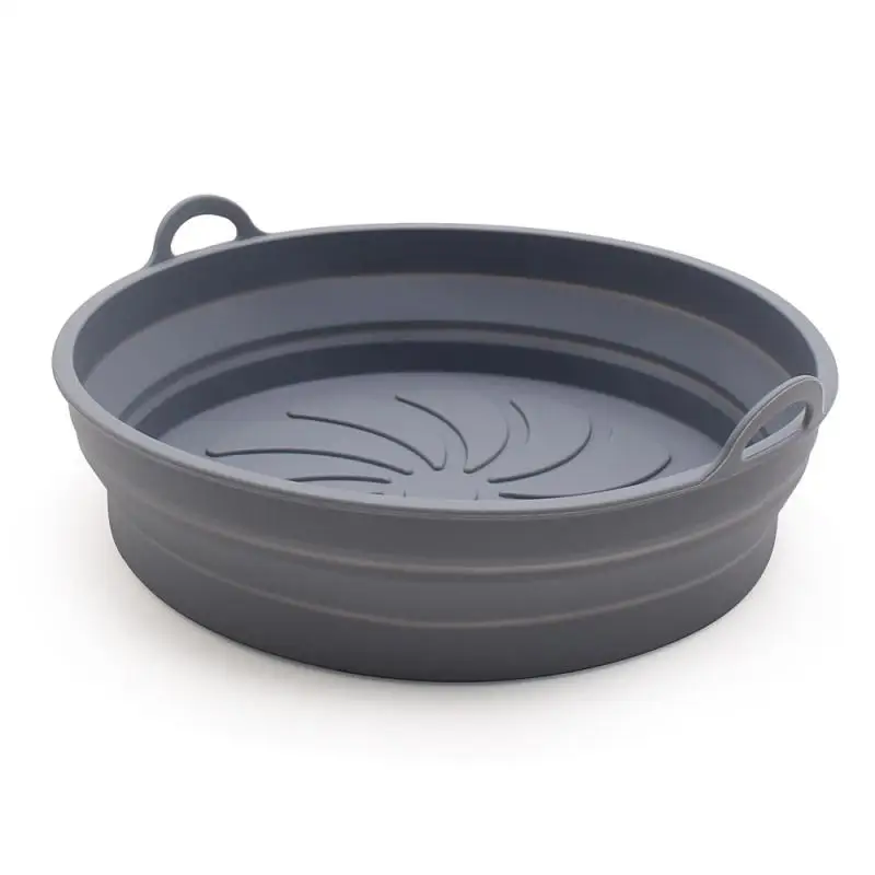 

Food Grade Silicone Essential Accessories For Air Fryers Reuse Waterproof/oil Resistant/anti Stick Air Fryer Baking Tray Mat