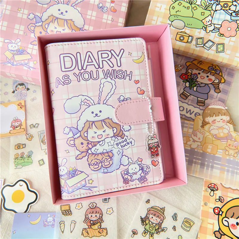 

Set Journal Papers Gift Binder Sharkbang Dairy 90 Leaf Agenda Sheets Stationery Loose Notebooks Notebook Supplies Bullet