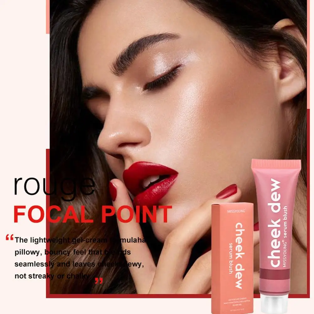 

Natural Sparkly Liquid For Face Lightweight Waterproof Moisturizing Dewy Cheek Tint Makeup Cosmetics R3Y4
