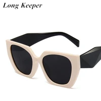 cat eye sunglasses for woman fashion brand black retro irregular frame sun glasses ladies outdoor shades designer oculos de sol