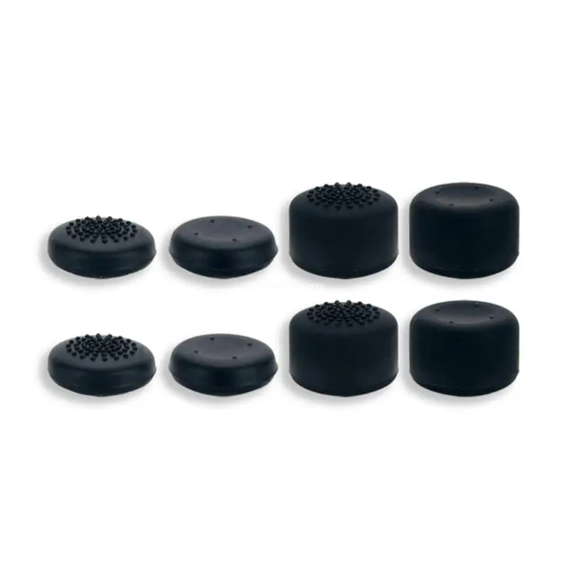 

8PCS Non-slip Silicone Analog Joystick Thumbstick Thumb Grip Caps Case- for Steam Deck Controller,Black Dropship