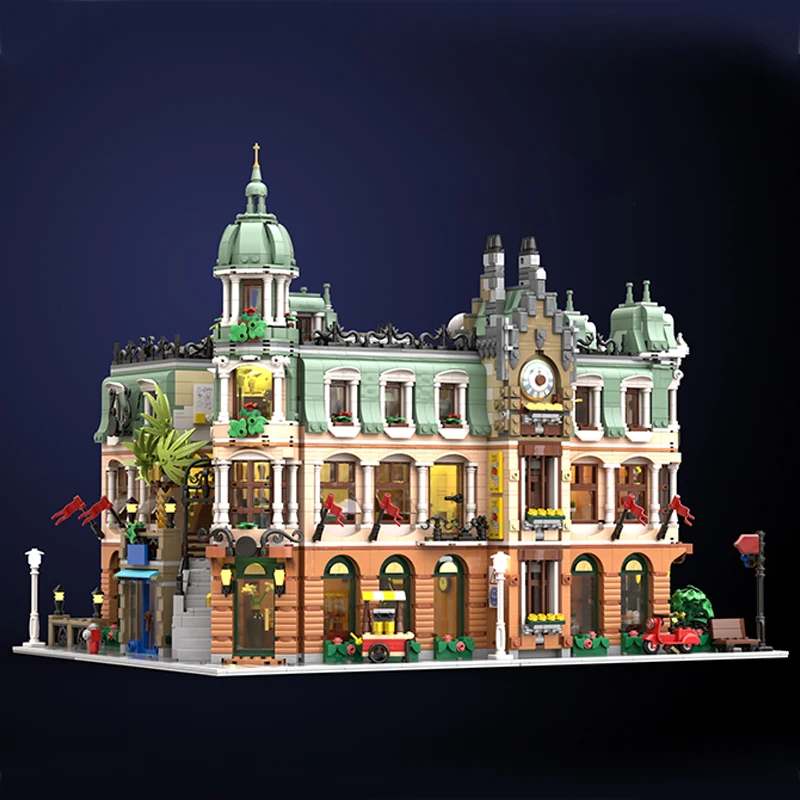 

Конструктор Moc модульный для сада, дворца, ресторана