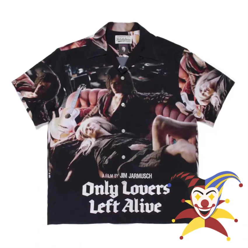 

Гавайская футболка WACKO MARIA для мужчин и женщин с цифровым принтом