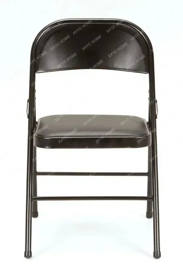 Стальной складной стул (4 шт.) черная мебель Акцент Современный обеденный стол