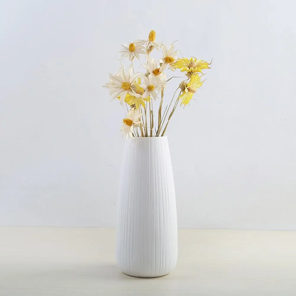 

Nordic Ins Style Office Ornaments Nordic Style White Flower Arrangement Home Decoration Ceramic Vase Plant Flower Pot