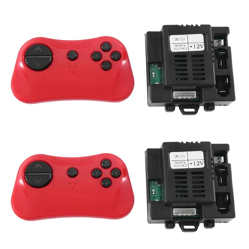 Фото 2X DR01 V2.6 390MYK 12V 2.4G Bluetooth пульт дистанционного управления и приемник для детских электромобилей, запасные части №3