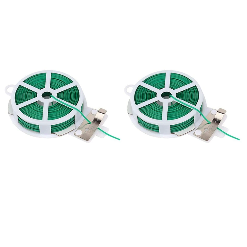 

Тройная витая проволока для садоводства с зеленой проволокой для домашнего использования, для офиса (20 м, зеленый)