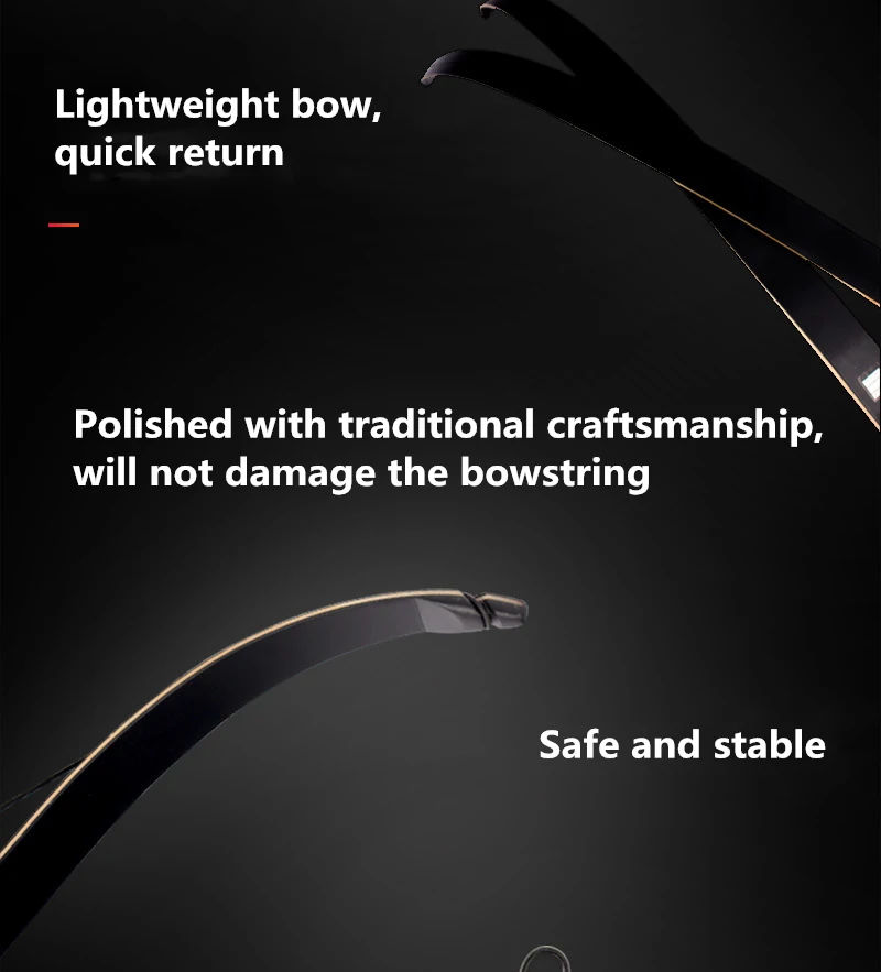 Охотничий лук Recurve 30-50 фунтов 56 дюймов рекурсивный с упором для стрел правшей