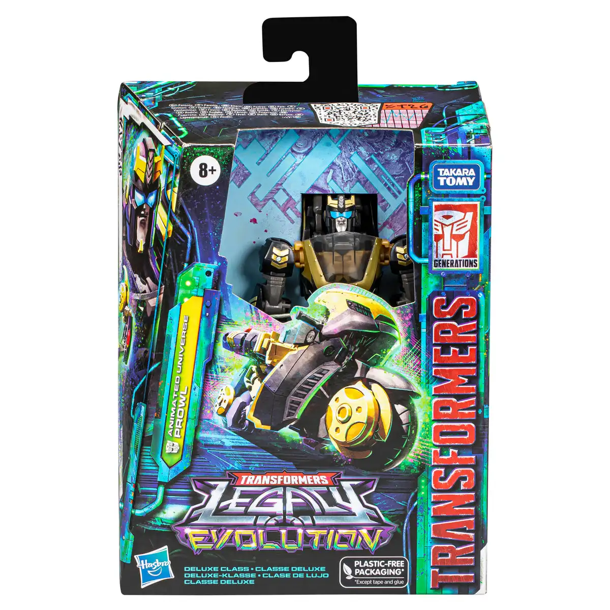 

В наличии Hasbro Трансформеры игрушки Legacy Deluxe Class Evolution Animated Universe Prowl экшн-Фигурки Коллекционная модель робота