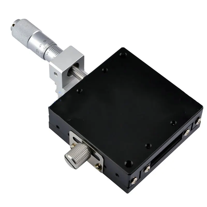 

LGX60-C 60*60mm X Axis Micrometer Manual Displacement Platform Steel Ball Stage Sliding Table