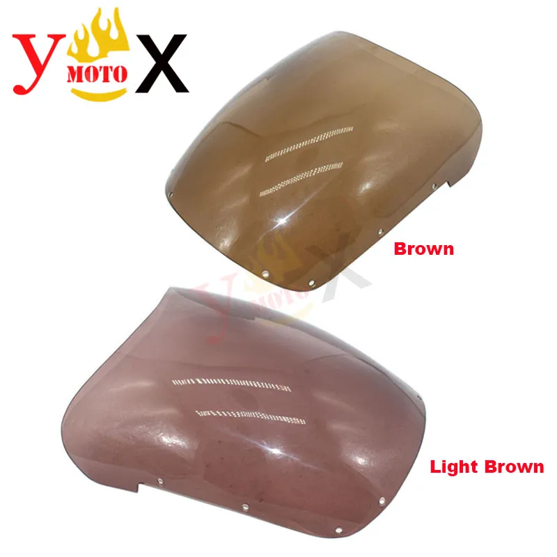 VT 250 F Motorcycle Brown ABS Front Windscreen Windshield  Air Wind Glass Deflector For Honda VT250 VT250F