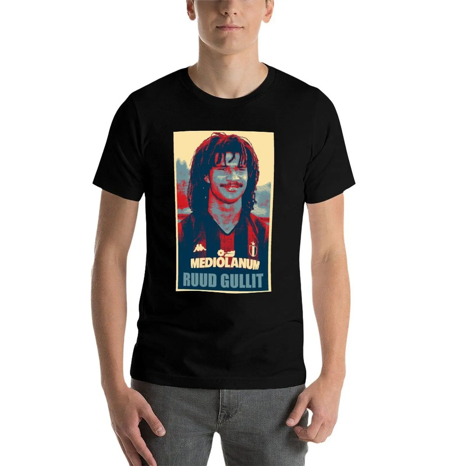 Фото Футболка Ruud Gullit, футболка с индивидуальным принтом, аниме, футболки для мужчин, персонализированная футболка №4