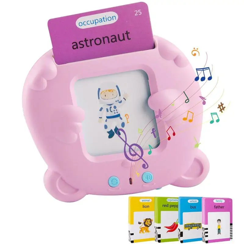 

Electronic Early Education Machine Learning Animals Shape Color Learning Cards Machine With 112 Cards Recognition Game